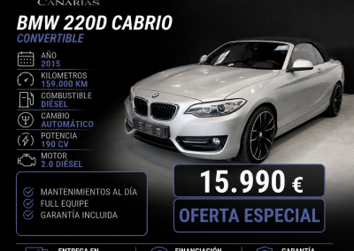 BMW 220d Cabrio